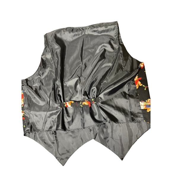 NWT NutCracker Womens 24 L/XL Holiday Teddy Bear Christmas Vest Novelty All Over - Picture 7 of 7